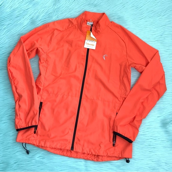 RunAlp Jackets & Blazers - Run Alp Long Sleeve Packable Windbreaker Cycling Jacket Red